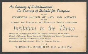 1947 PC Rochester Museum Of Arts & Sciences Features Various Dances   - Picture 1 of 1