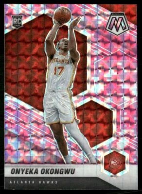 2020-21 Panini Mosaic Pink Camo Prizm Onyeka Okongwu RC #225 - Image 1 of 2