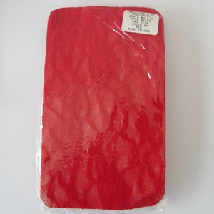 Vtg Fredericks of Hollywood Style 31633 100% Nylon One Size Stocking Red USA - Foto 1 di 3