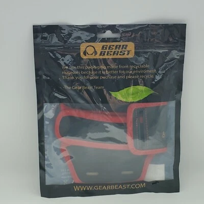Gear Beast Samsung Galaxy Iphone Deluxe Armband NIP NEW ABSF-XLG-BKRD Red Black - Image 1 of 4