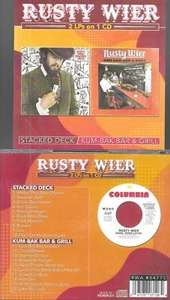 RUSTY WIER-STACKED DECK/KUM-BAK BAR & GRILL-2 LPS ON 1 CD - Picture 1 of 1