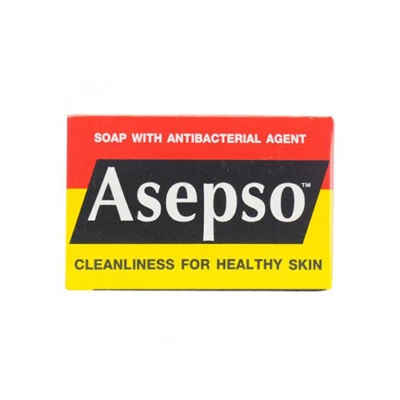 Asepso Antiseptic Soap with Antibacterial Agent for Healthy Skin 80G.*2 pcs. - Image 1 of 3