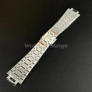20 mm 26 mm für AUDEMARS PIGUET Uhr Stahl Armband Strap Band ROYAL OAK Silber - Bild 1 von 7