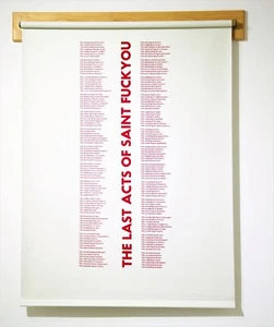 Bern Porter, Last Acts of Saint Fuckyou, Concrete Poetry, Poltical Art, Fluxus - Bild 1 von 3