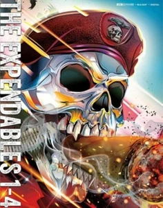Expendables 1-4 (2010-2023) 4K+Blu-ray+Digital Steelbook FREE SHIPPING - Picture 1 of 1