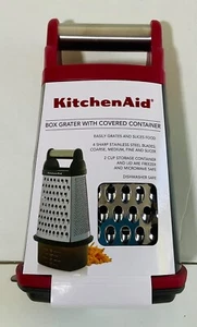 KitchenAid UTENSILES: BOX GRATER to PEELER SETS ALL IN BLACK OR RED (HPIA) - Picture 1 of 92