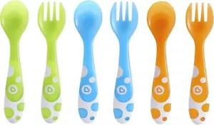 Toddler Forks and Spoons, 6 Pack - Picture 1 of 5