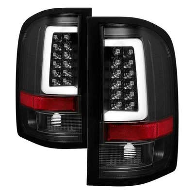 Spyder 07-13 Silverado (Will Not Work w/2010 921 Bulb) V3 LED Tail Lghts Blk ALT Foto 1 de 4