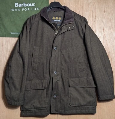 Barbour Challenger Herringbone brown Waterproof Breathable Coat Jacket Size XL - Image 1 of 4