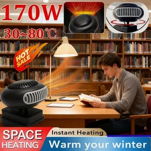 Portable Battery Heater, Battery Powered Heater, 170W Small Space Heater,-20%OFF - Picture 1 of 17