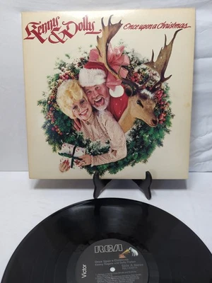 Kenny Rogers & Dolly Parton Once Upon A Christmas LP Album 1984 RCA ASL15307 VG+ - Image 1 of 4