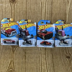 Hot Wheels HW Metro 4 Car Lot Time Attaxi Dragtor Surf Duty Hot Wheels Car Lot - Picture 1 of 20