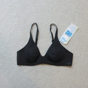 Sloggi T-Shirt Bra Womens Small Black Body Adapt Comfort Wire Free NWT - Picture 1 of 4
