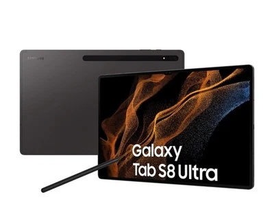 Samsung Galaxy Tab S8 Ultra 14.6” SM-X906B 128GBnWi-Fi + 5G (Unlocked) Graphite - Image 1 of 2
