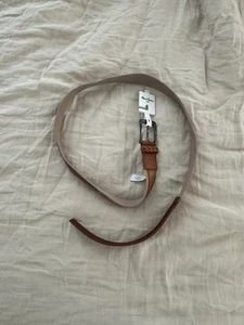 Robert Graham Leather Polyester Belt Size 46/48 TAN NWT NEW - Picture 1 of 8