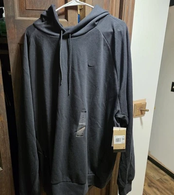 Nuevo Nike Primary Drifit UV Pullover Sudadera con Capucha FZ0969-010 Negro Para Hombre’s 4xl  Foto 1 de 4