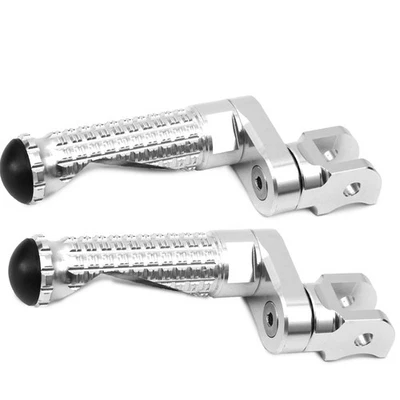 MPRO 1 inch Riser Silver Front Foot Pegs For Ducati 749 999 R/S 03 04 05 06 - Image 1 of 4