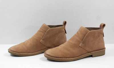 Dolce Vita Findley 皮革踝靴短靴女式 8 码磨砂柔软麂皮绒 — 第 1/4 张图片