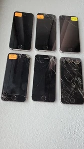 Lot of 6 Apple iPhone SE Smartphone - model#A1662 (5) item-Model#A1723 (1) item - Picture 1 of 8