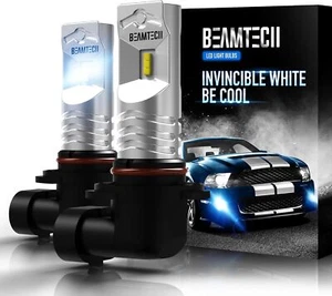 Beamtech 9005 HB3 LED Fog Light Bulbs 30W 800 Lumens 6500K Xenon White (Pair) - Picture 1 of 8