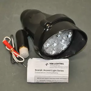 Hubbell Kim LED Accent Light Fixture EL700S3/9L3KUV/BL, 120 to 277V AC, Black - Picture 1 of 7