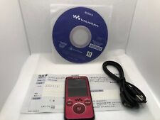 Sony Walkman NW-S738F Digital Media Player Red