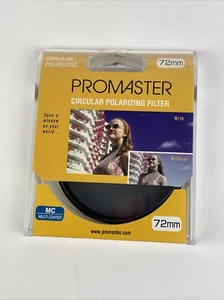 New Pro Master 72mm Multi Coated Circular Polarizer - Polarizing Filter #7899 - Picture 1 of 5