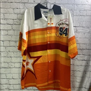 Vintage Clench Jeans Houston Astros Button Up Shirt Size XL New With Tags - Picture 1 of 6