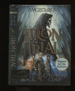 Black (Holly) & Clare (Cass): Magisterium #1 -The Iron Trial Signed 3x 1st/1st - Picture 1 of 7