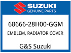 Suzuki OEM Part 68666-28H00-GGM EMBLEM, RADIATOR COVER