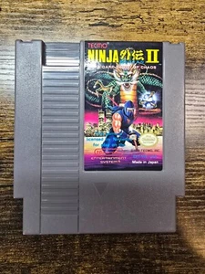 Ninja Gaiden II Nintendo Nes Cleaned & Tested Authentic - Picture 1 of 2