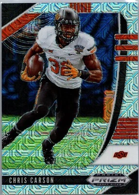 2020 Panini Prizm Draft Picks - Chris Carson #14 Mojo /49 - Image 1 of 2
