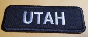 Utah gestickter Aufnäher ca. 1,25x3,75" - Bild 1 von 2