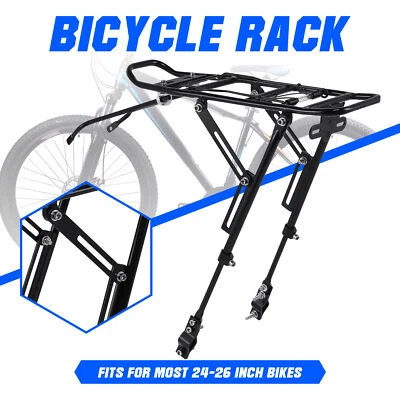 Portabicicletas Trasero Bicicleta de Montaña Portabicicletas Equipaje Alforja Asiento de Bicicleta Foto 1 de 4