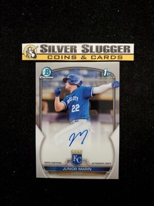 2023 Junior Marin 1st Bowman Chrome Auto #CPA-JMN Kansas City Royals