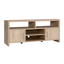 NNEDSZ TV Cabinet Entertainment Unit Stand Storage Shelf Sideboard 140cm Oak