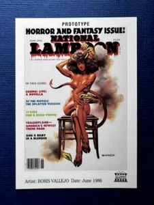 1993 NATION LAMPOON/21st CENTURY ARCHIVES PROMO CARD #SC3 (EX/NM) BORIS VALLEJO* - Picture 1 of 2