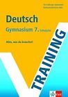 Training Deutsch 7. Schuljahr Gymnasium.  Lernmaterialien | Buch | Zustand gut