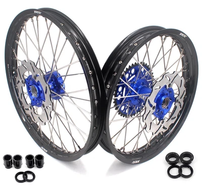 Kit de rotores de llantas KKE 21/19 MX para KAWASAKI KX125 KX250 1993-2002 Foto 1 de 4