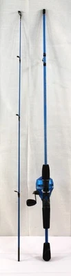 Zebco Slingshot 2 Piece Spin Cast Blue Fishing Combo 5' 6" - Image 1 of 4