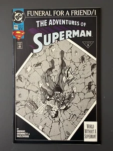Adventures of Superman #498 - 1987 series 2nd printing DC comics VF/NM - Picture 1 of 2