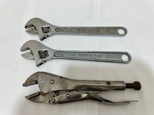 Llaves ajustables de 2-10" HECHAS EN EE. UU. CRAFTSMAN & CRAFTSMAN alicates de bloqueo - Imagen 1 de 6