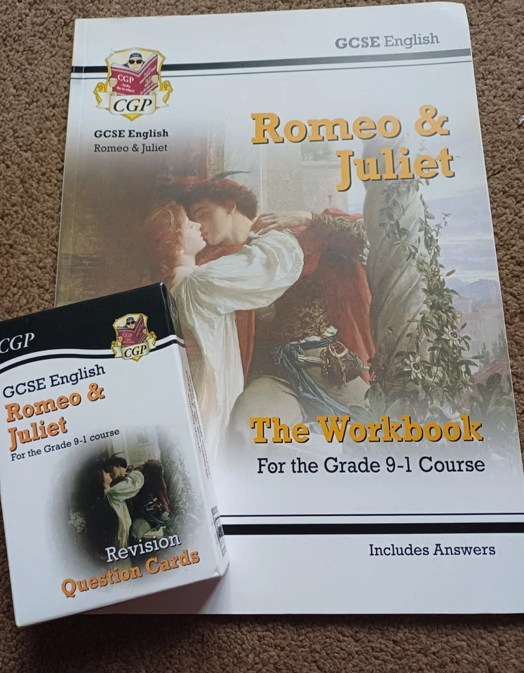 Romeo & Juliet  -  GCSE English  - The Work Book and Question Cards - Image 1 of 1