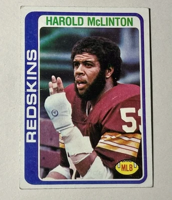 1978 Topps Harold McLinton #436 Washington Redskins - Image 1 of 2