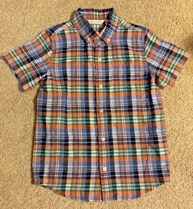 Janie and Jacks Boys short sleeve button shirt size 7 - Picture 1 of 3