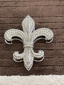 Olivia Riegel Diamond Fleur de Lis Jewelry Box - Picture 1 of 9