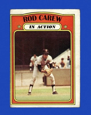 1972 Topps Set-Break #696 Rod Carew Ia baja calidad *GMCARDS* Foto 1 de 2