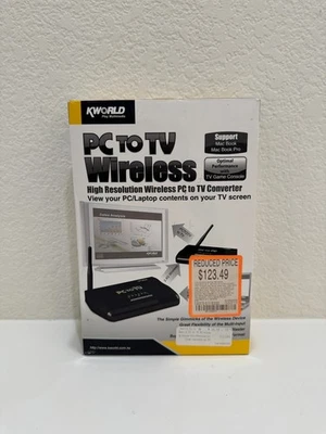 KWorld PC zu TV Wireless Konverter Komplettset mit Fernbedienung, funktioniert - Bild 1 von 4
