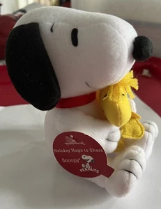 Hallmark Holiday Hugs To Share 6" Snoopy Plush Woodstock 2010 Peanuts NWT - Imagen 1 de 4