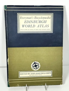 Everyman's Encyclopedia EDINBURGH World Atlas by John Bartholomew (1st -1958-HC) - Imagen 1 de 17